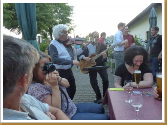 In den Weinbergen im Rheingau